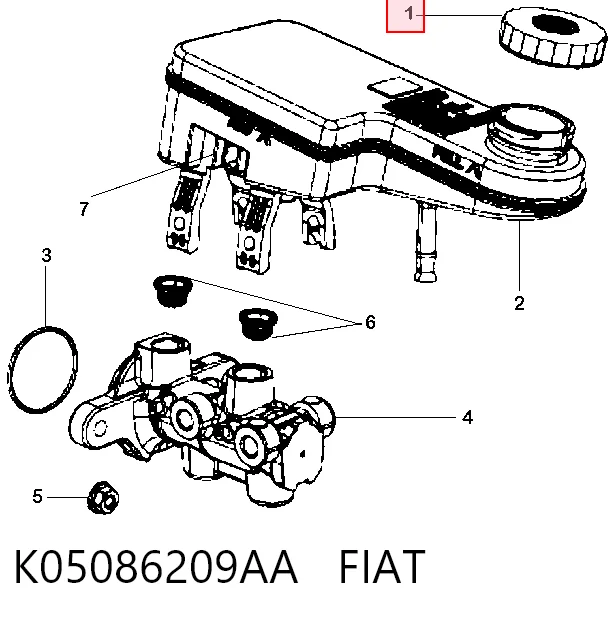 K05086209AA Fiat/Alfa/Lancia