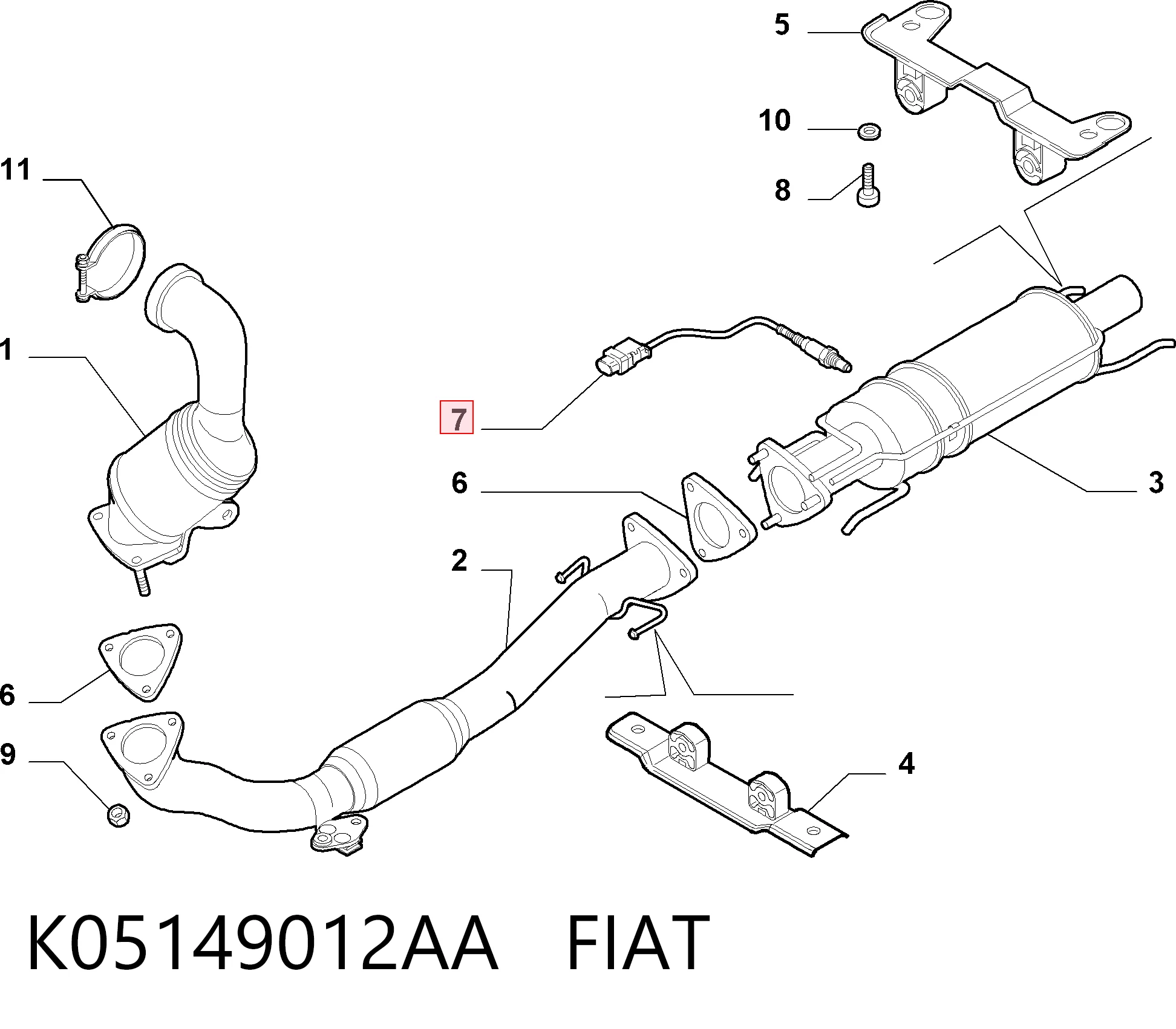 K05149012AA Fiat/Alfa/Lancia