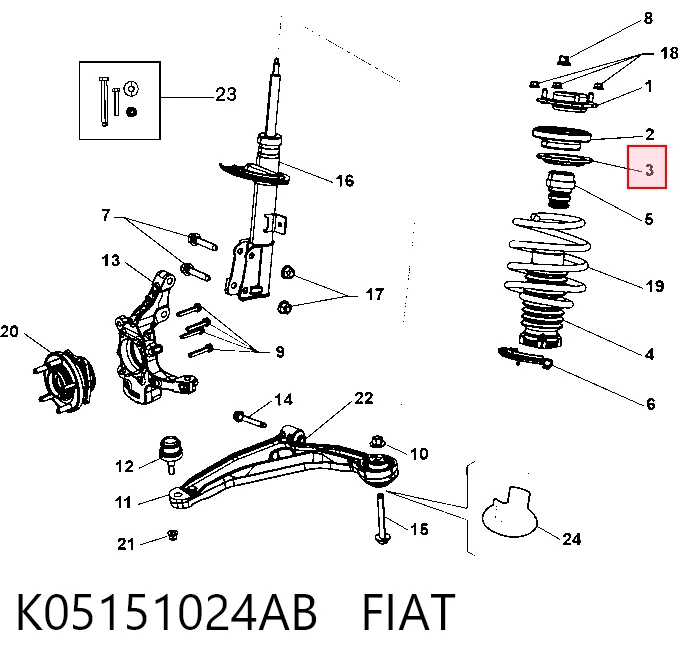 K05151024AB Fiat/Alfa/Lancia