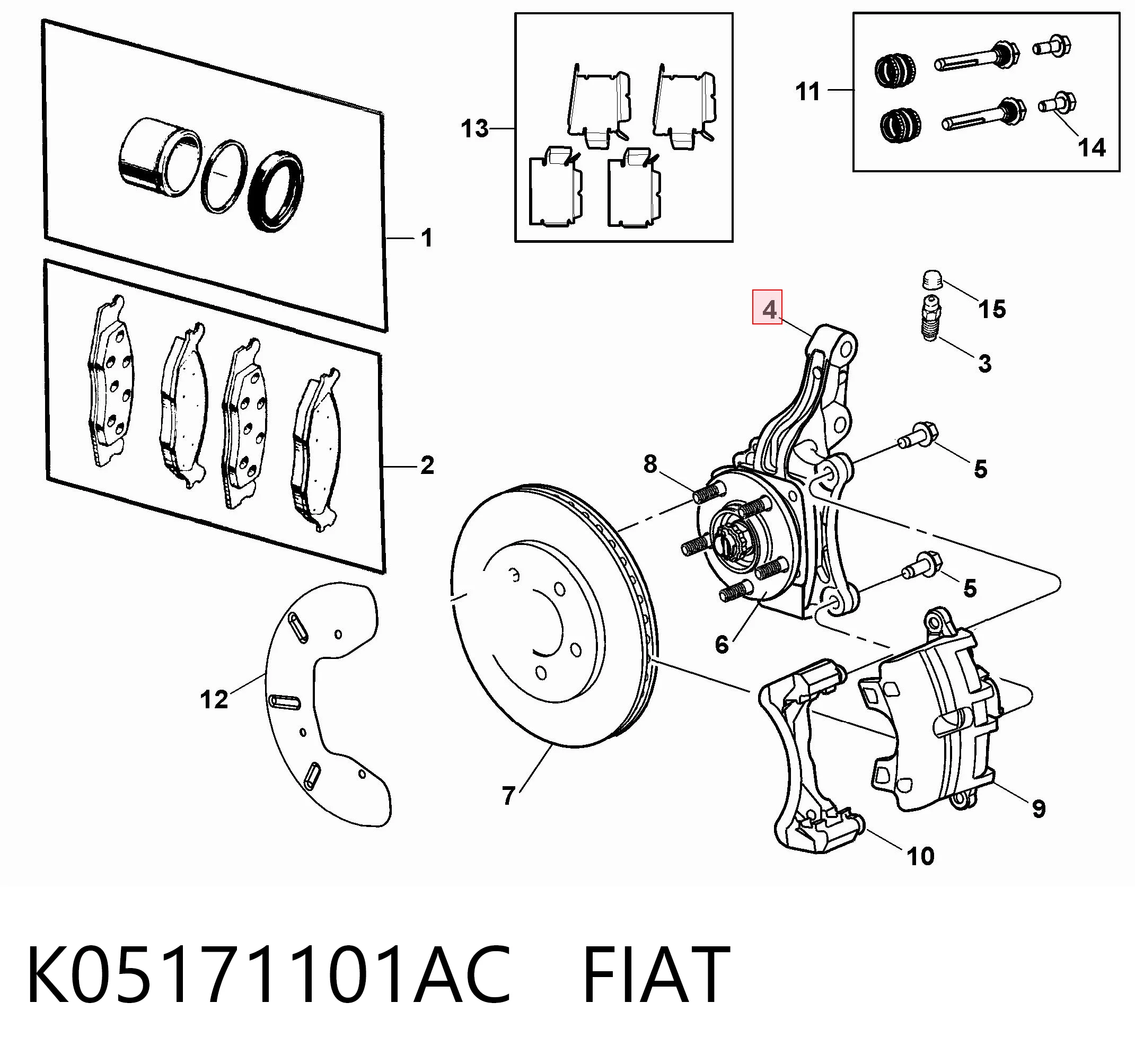 K05171101AC Fiat/Alfa/Lancia