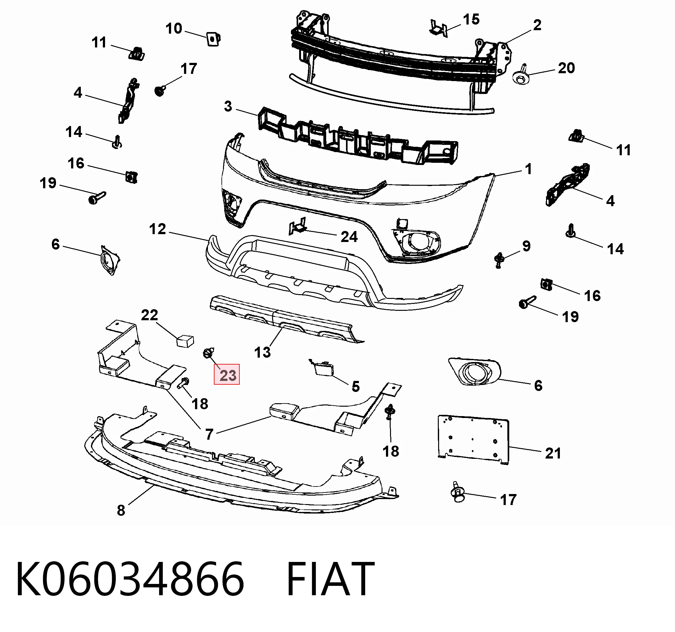 K06034866 Fiat/Alfa/Lancia