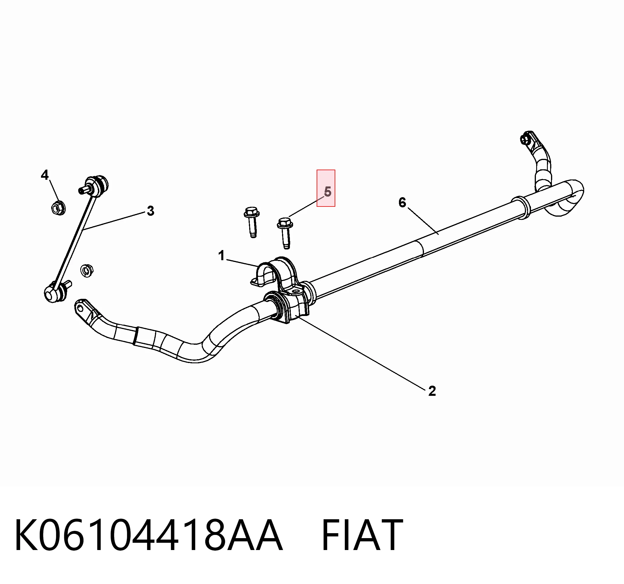 K06104418AA Fiat/Alfa/Lancia