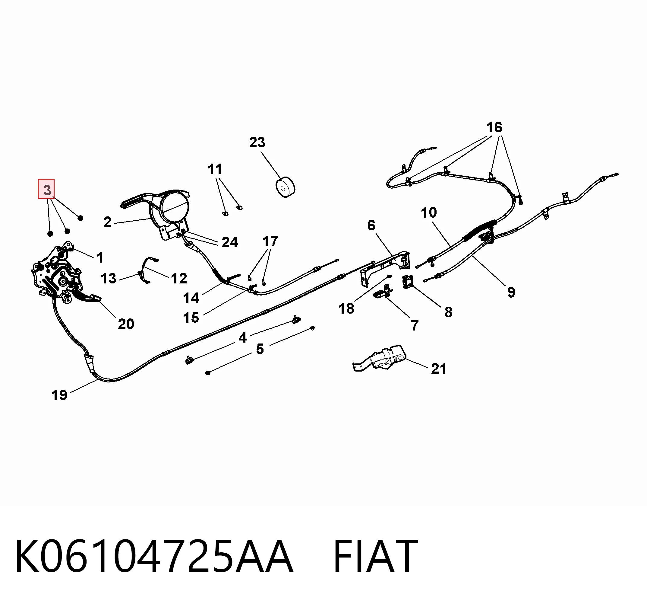 K06104725AA Fiat/Alfa/Lancia
