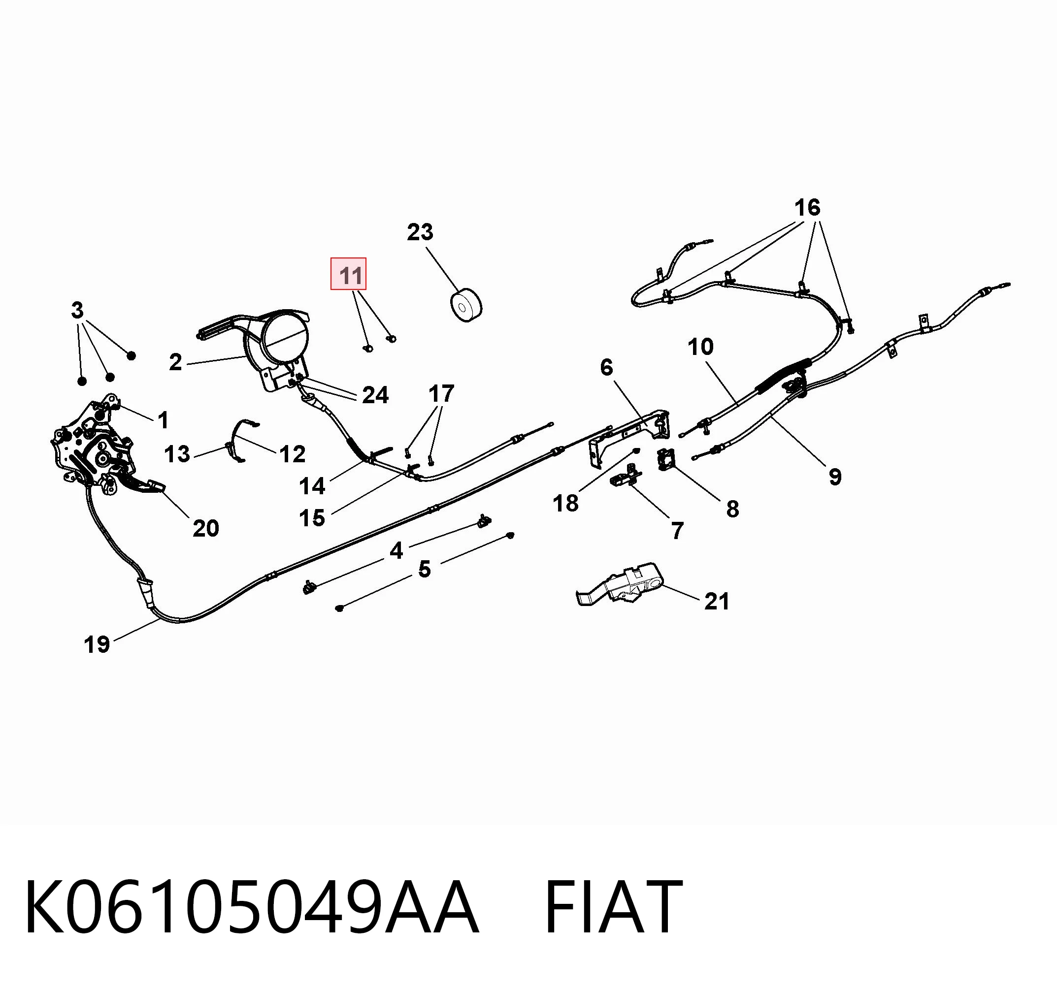 K06105049AA Fiat/Alfa/Lancia