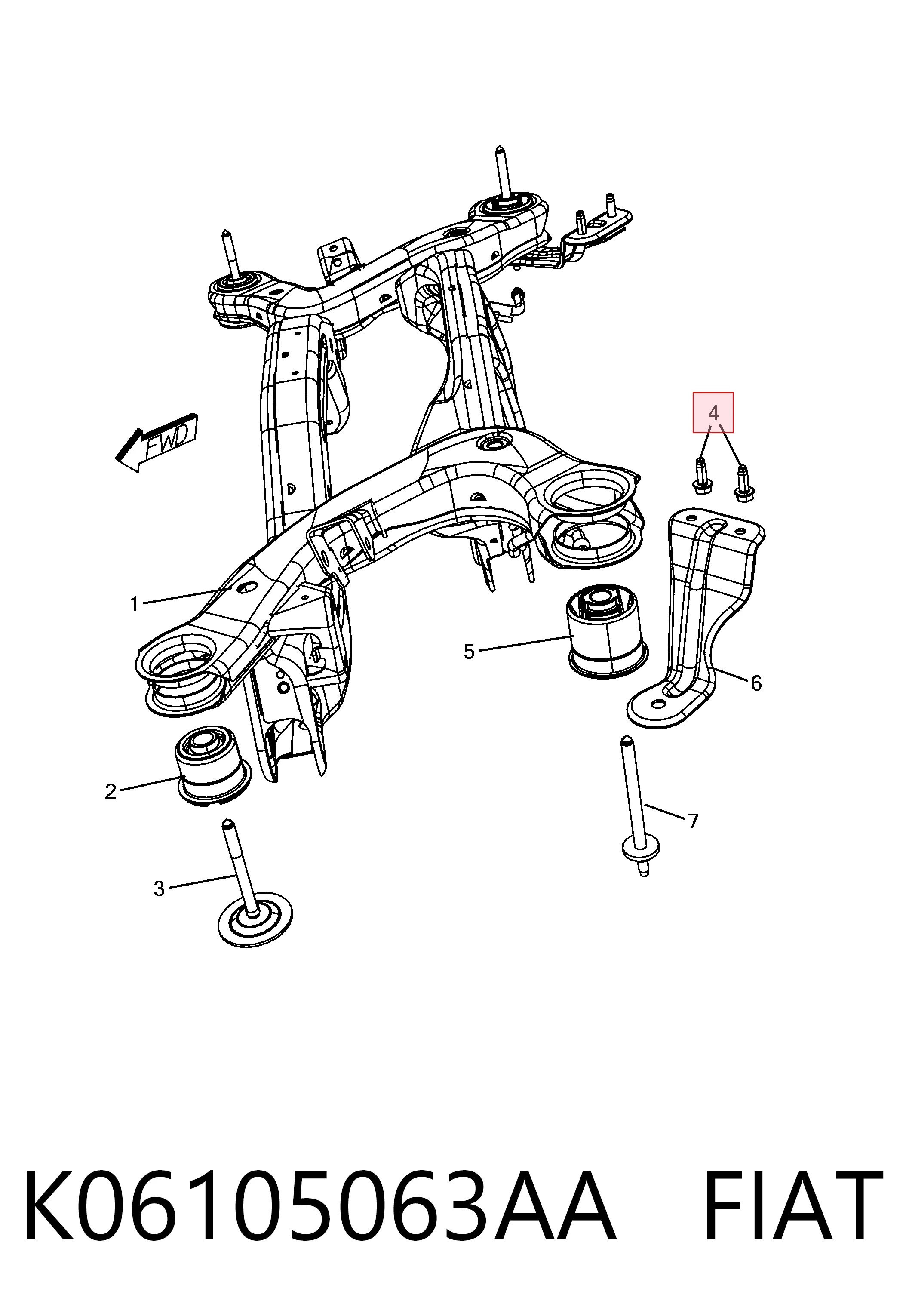 K06105063AA Fiat/Alfa/Lancia