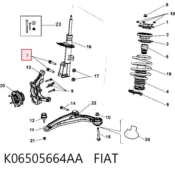 K06505664AA Fiat/Alfa/Lancia