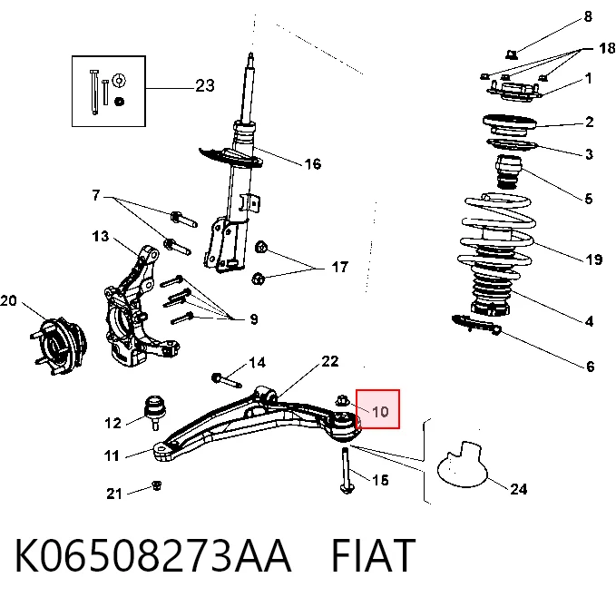 K06508273AA Fiat/Alfa/Lancia