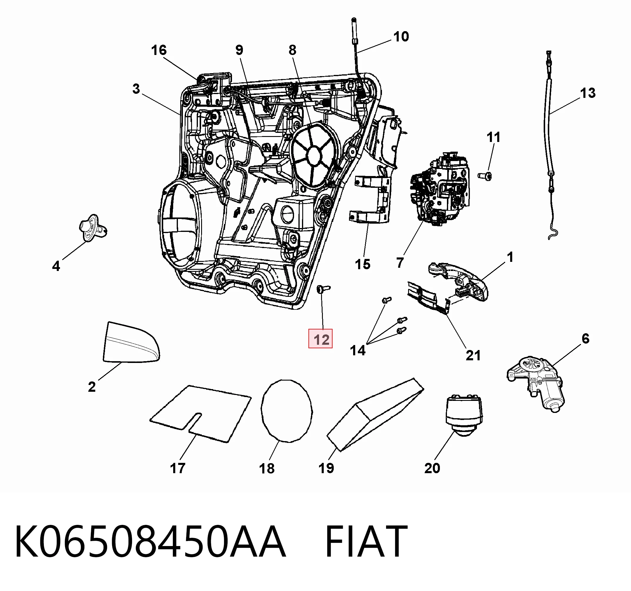 K06508450AA Fiat/Alfa/Lancia