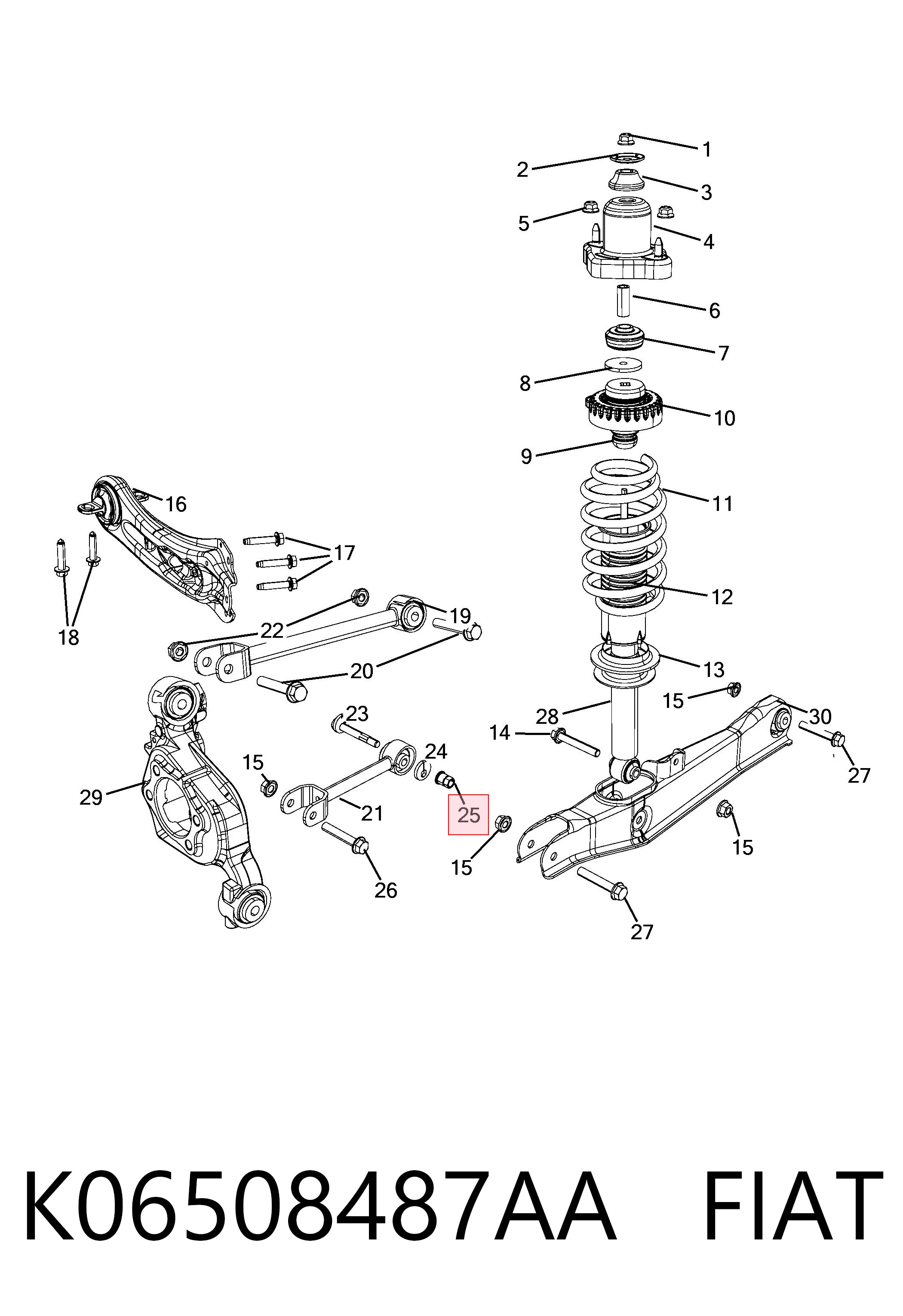 K06508487AA Fiat/Alfa/Lancia