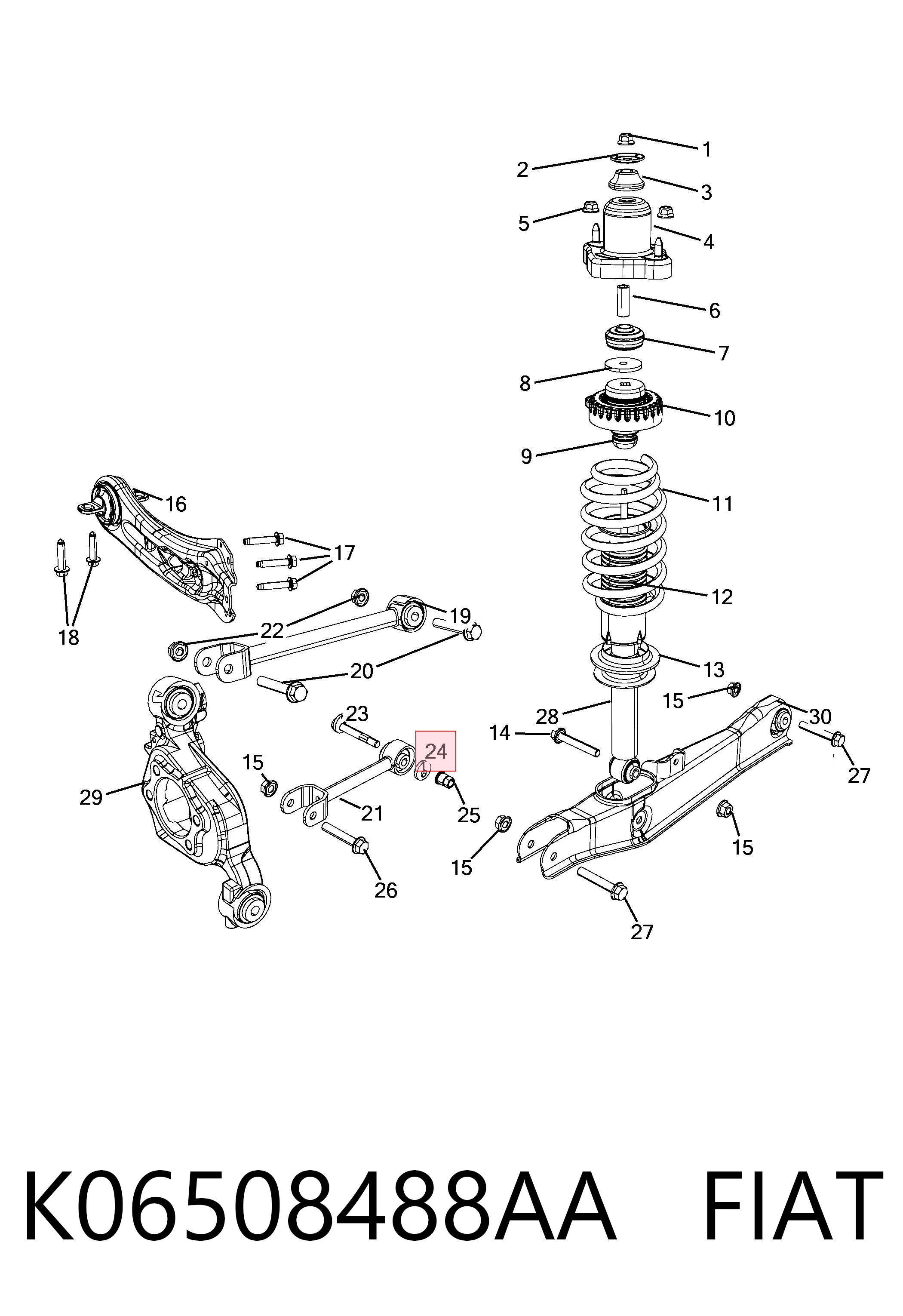 K06508488AA Fiat/Alfa/Lancia