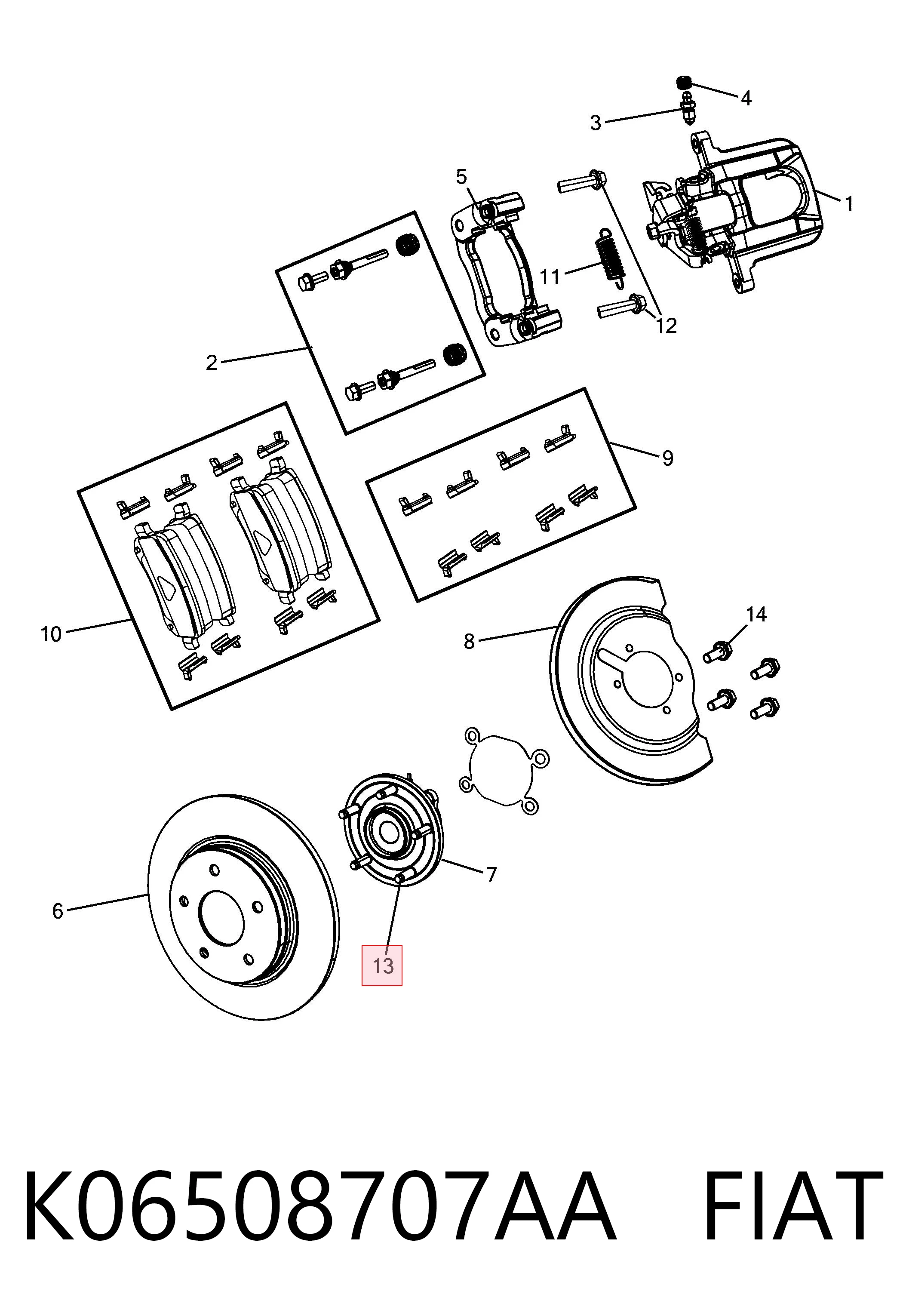 K06508707AA Fiat/Alfa/Lancia