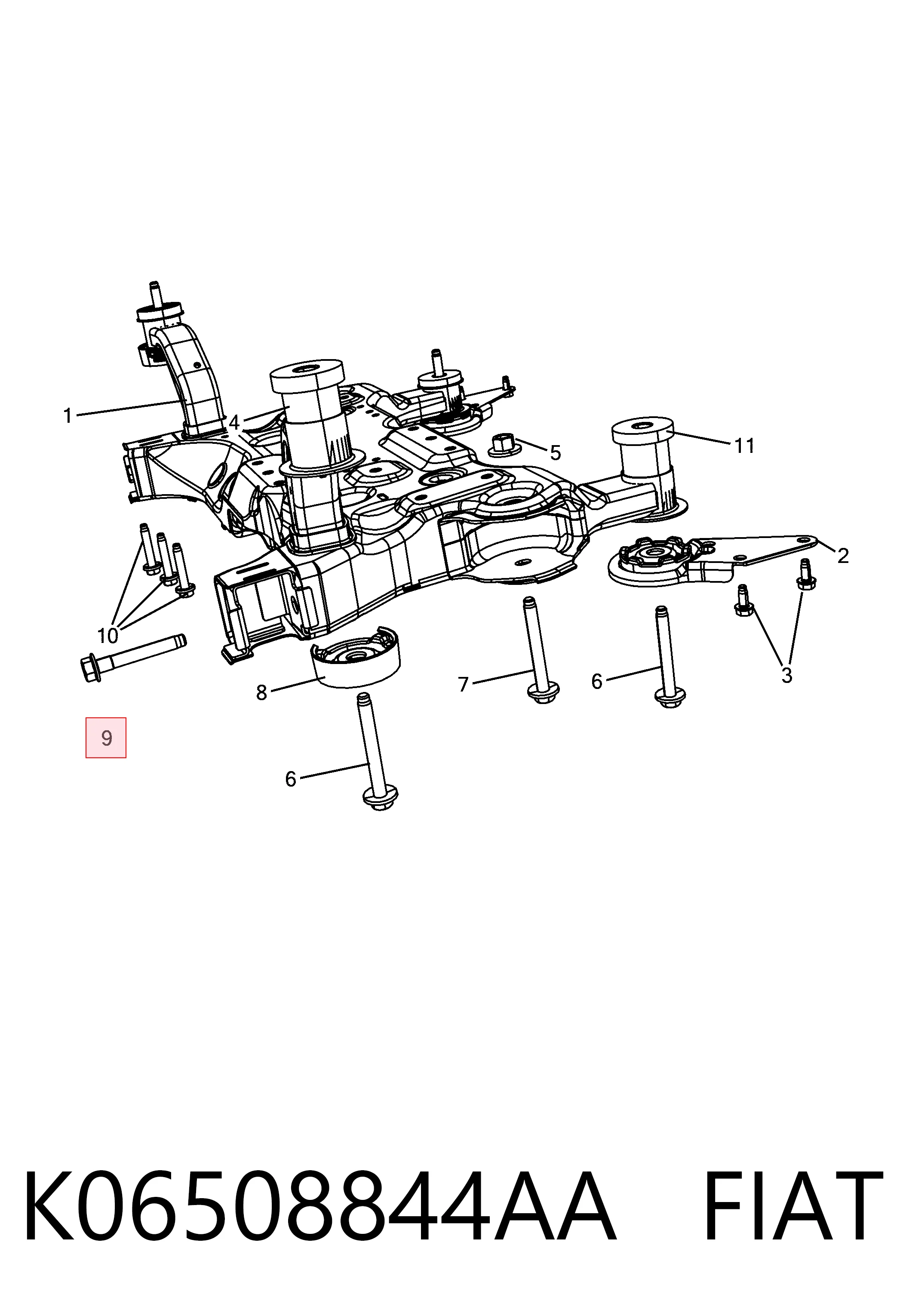 K06508844AA Fiat/Alfa/Lancia