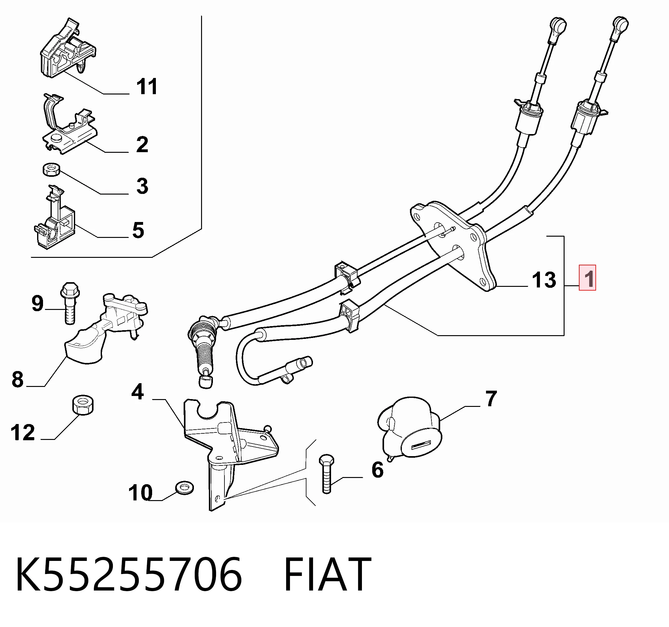 K55255706 Fiat/Alfa/Lancia