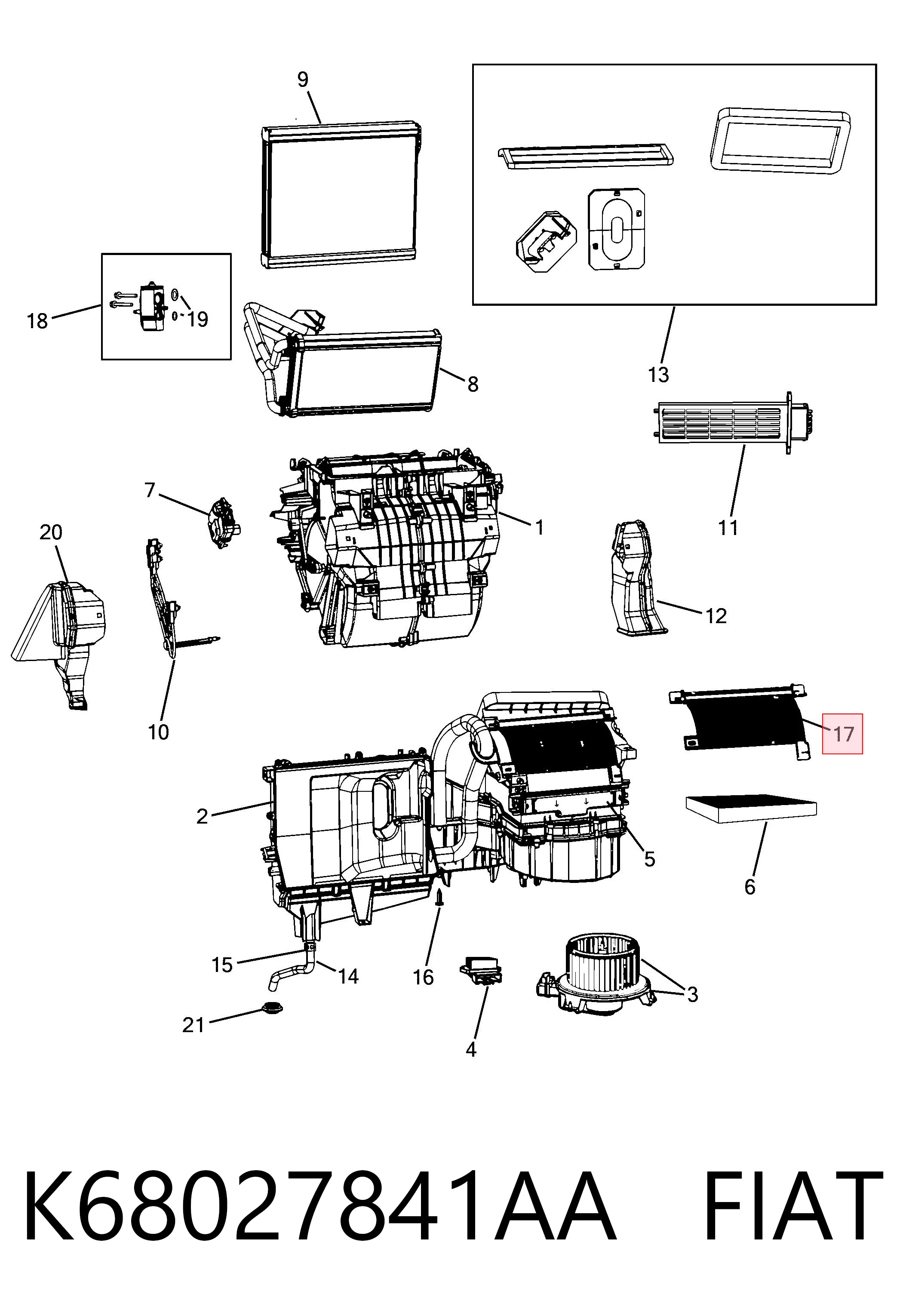 K68027841AA Fiat/Alfa/Lancia