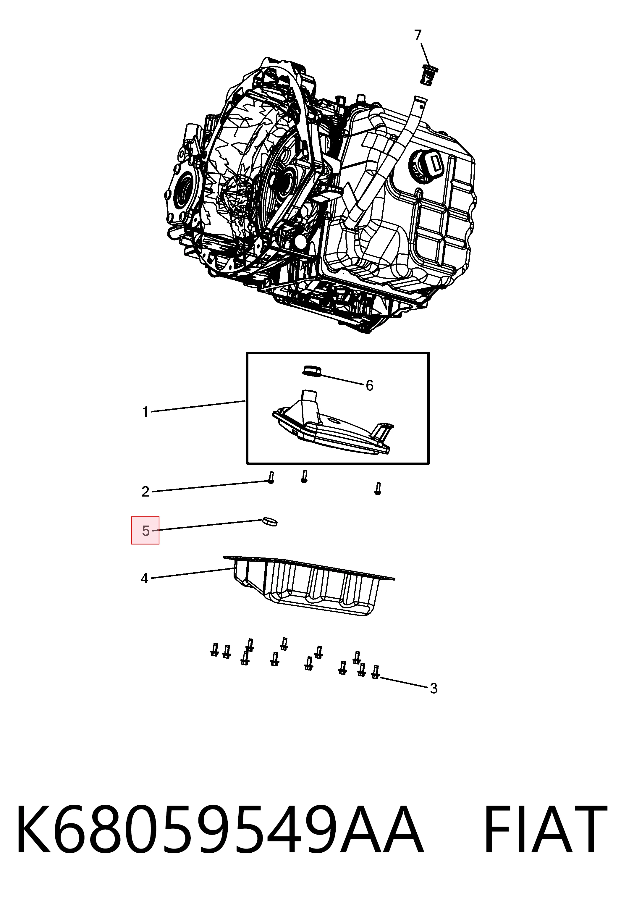 K68059549AA Fiat/Alfa/Lancia