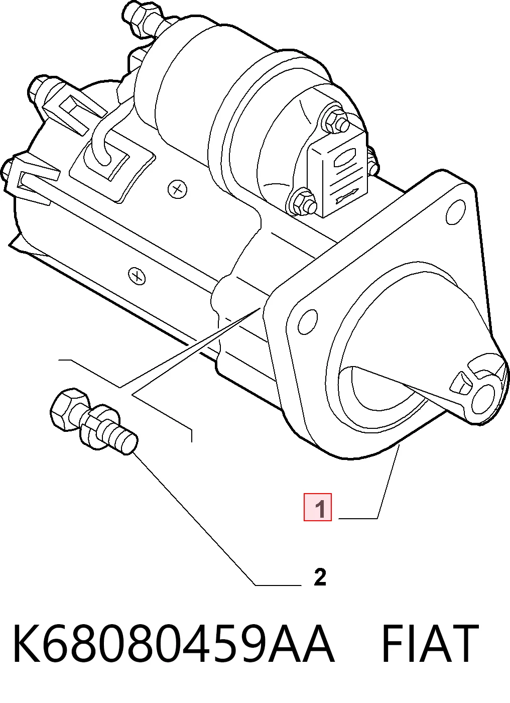 K68080459AA Fiat/Alfa/Lancia