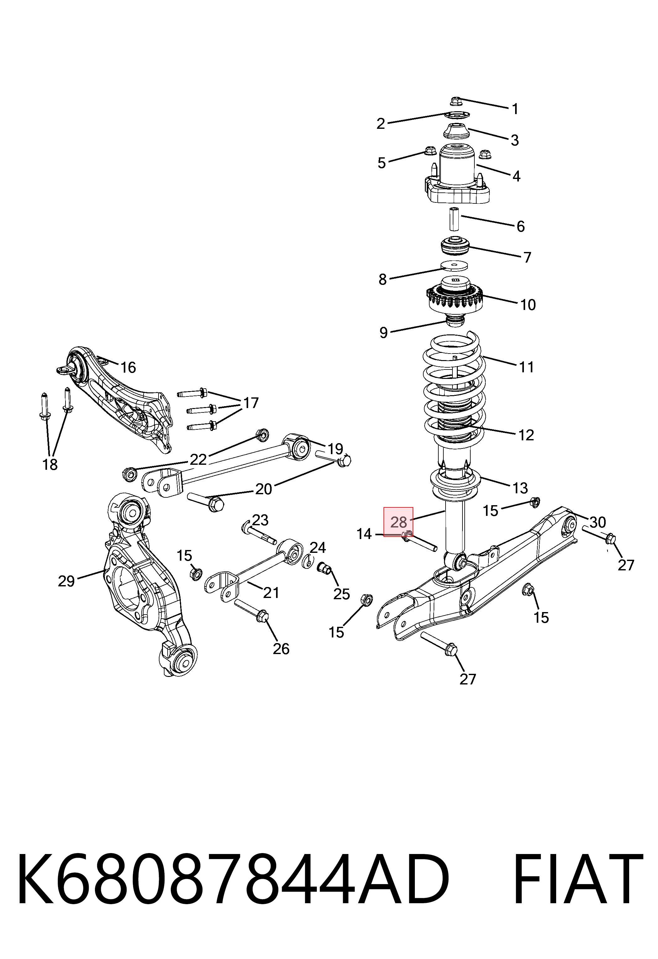 K68087844AD Fiat/Alfa/Lancia