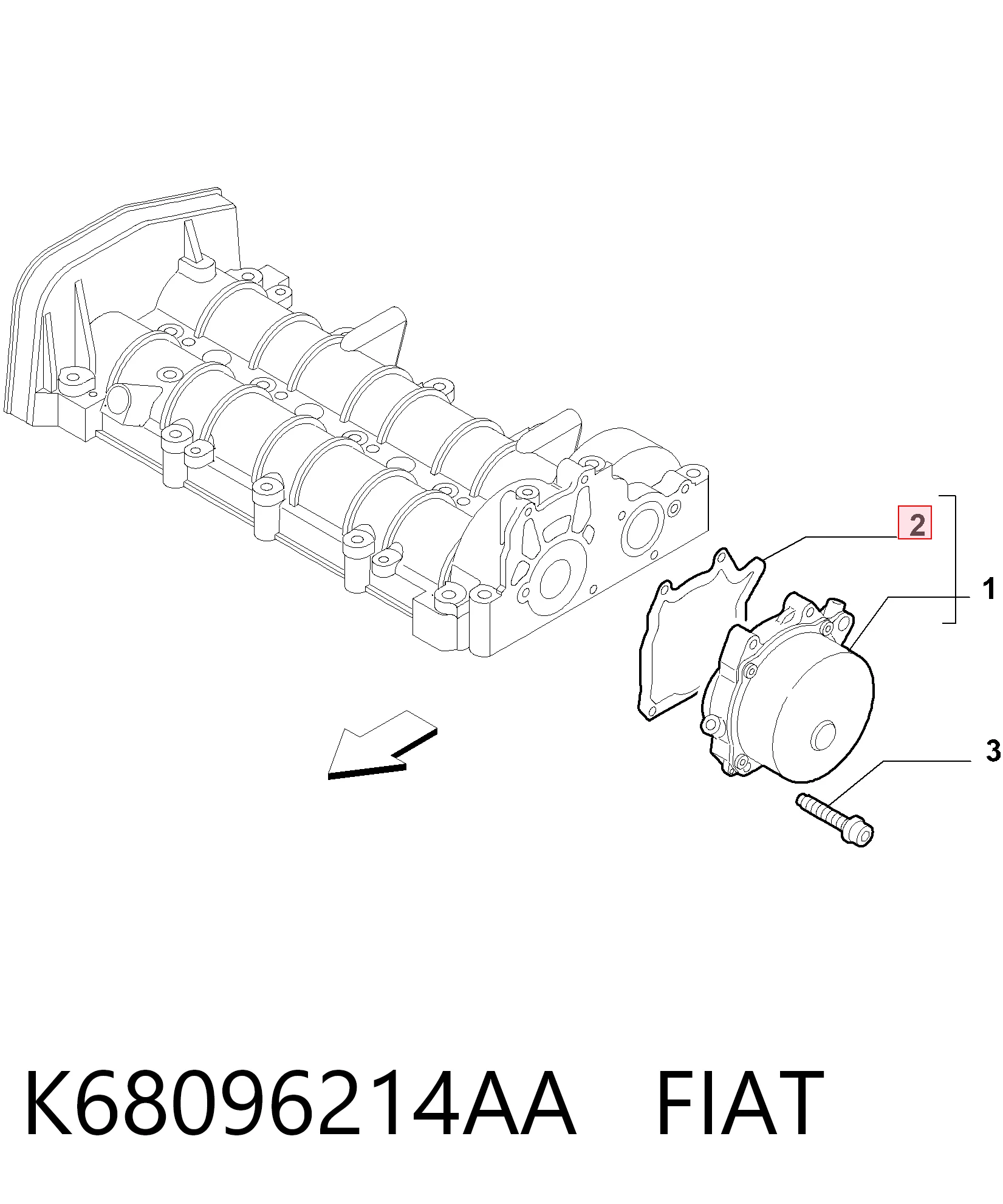 K68096214AA Fiat/Alfa/Lancia
