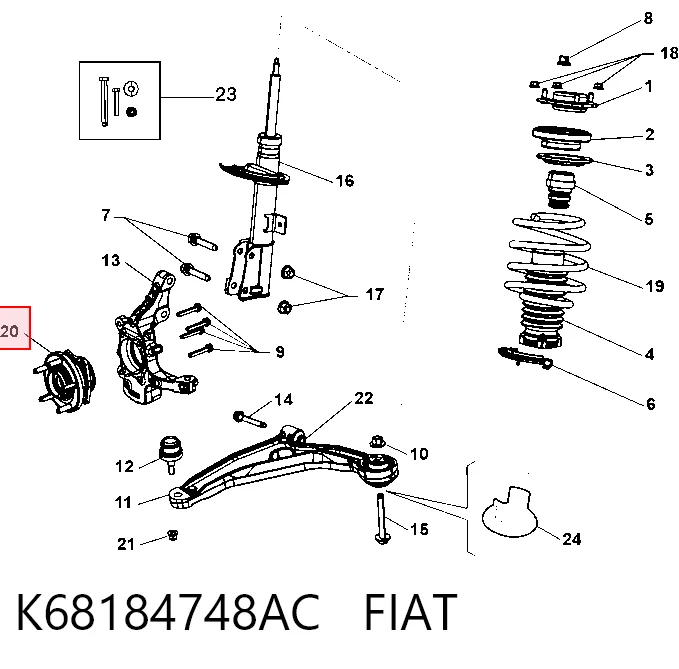 K68184748AC Fiat/Alfa/Lancia