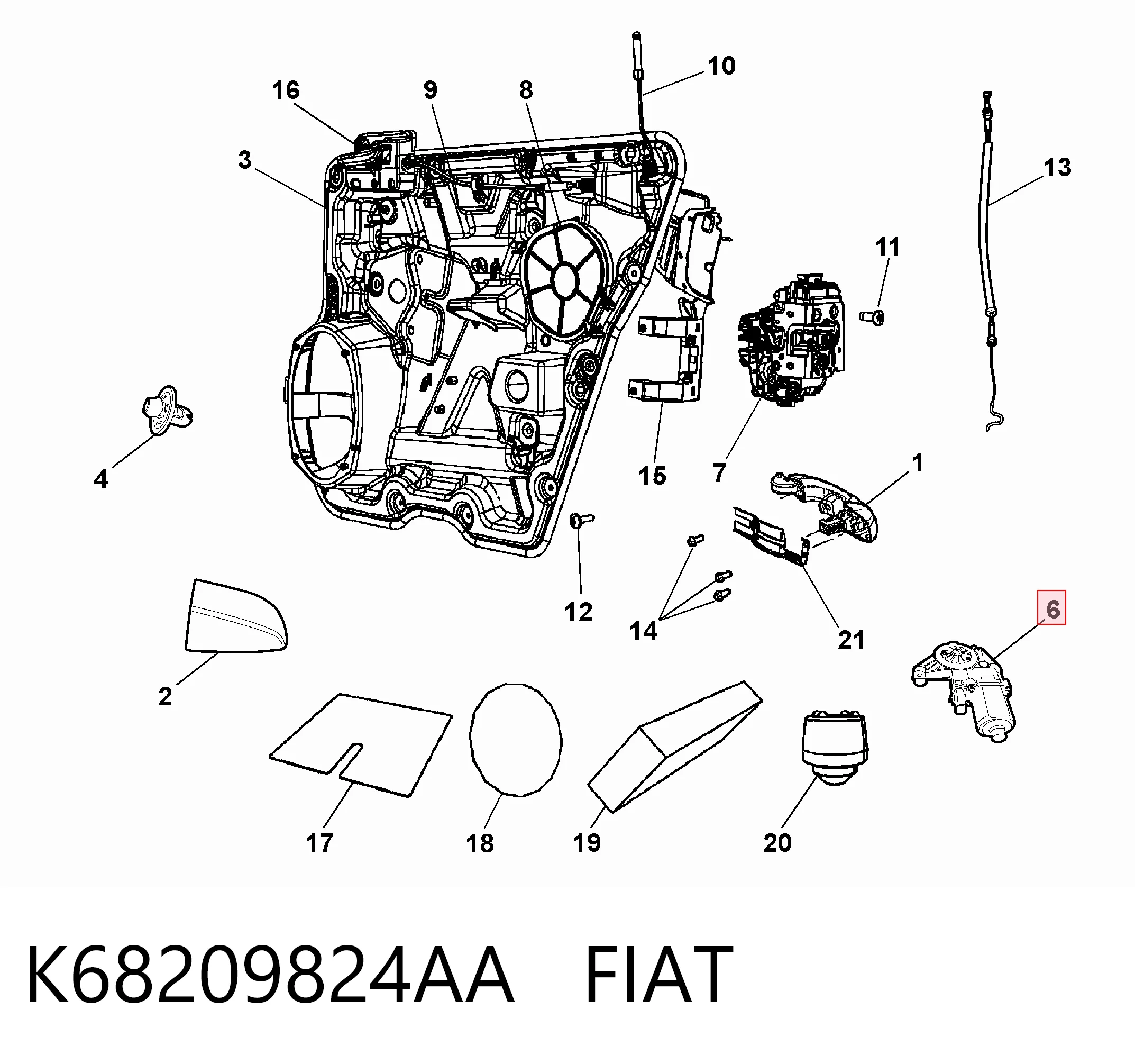 K68209824AA Fiat/Alfa/Lancia