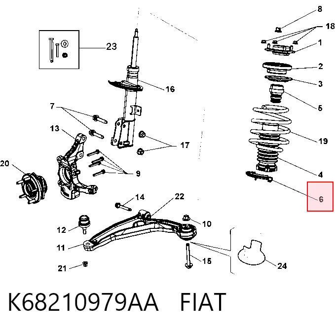 K68210979AA Fiat/Alfa/Lancia