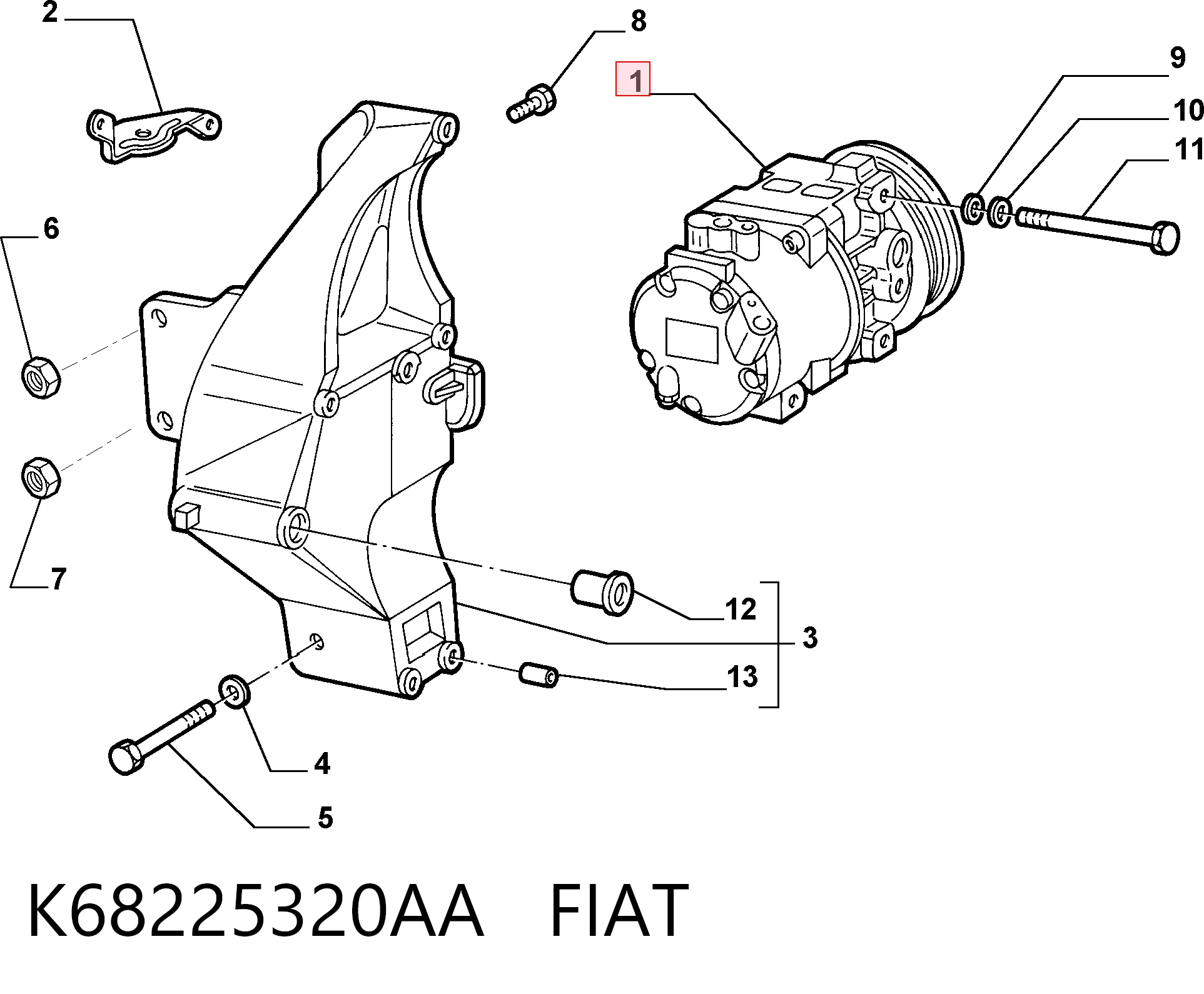 Compresor ac Fiat Bravo II desde 62,44 €