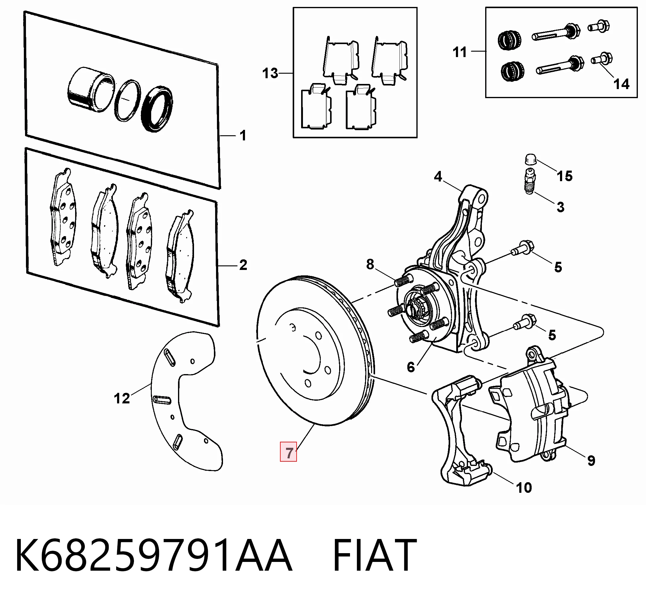 K68259791AA Fiat/Alfa/Lancia