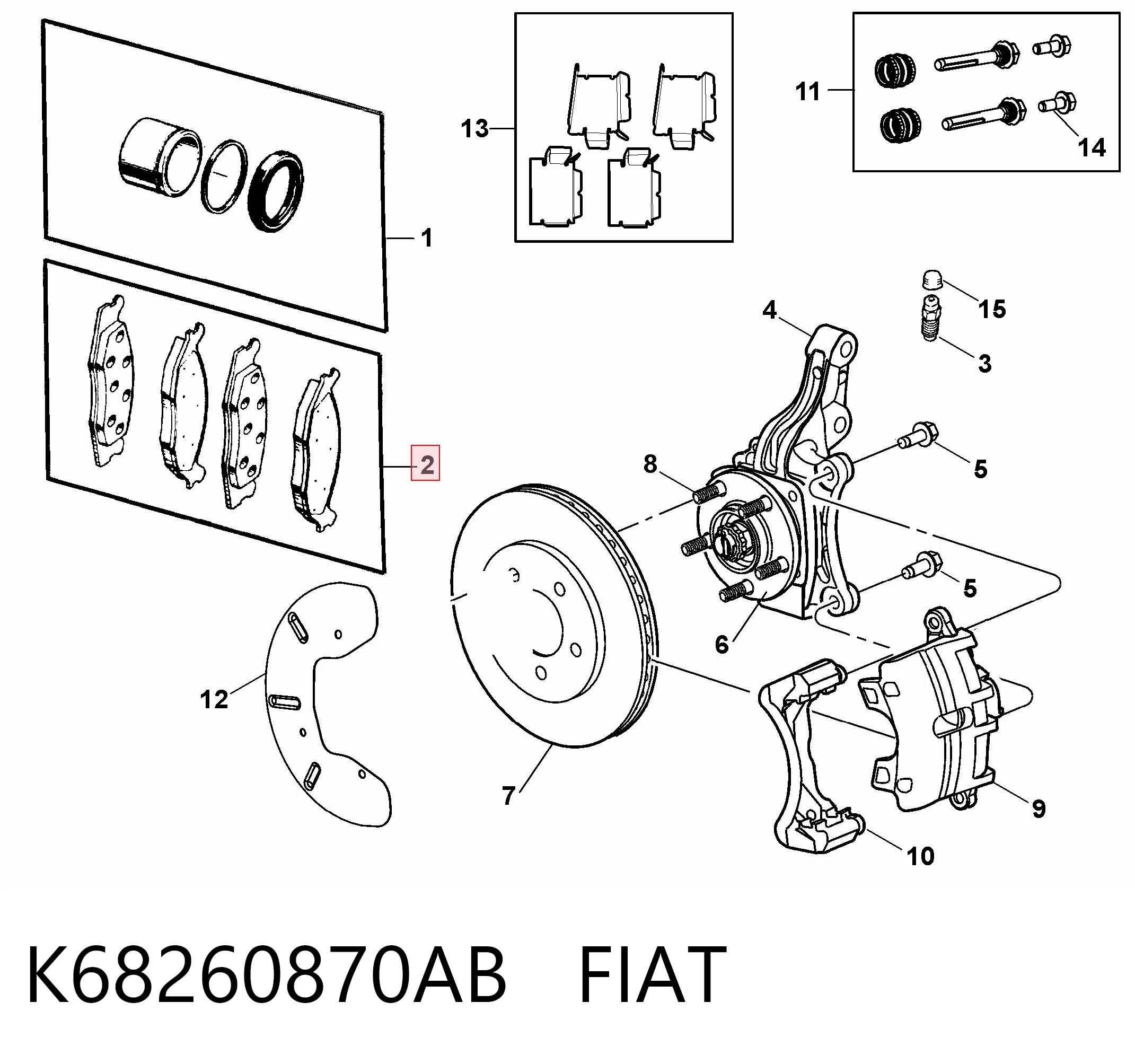 K68260870AB Fiat/Alfa/Lancia