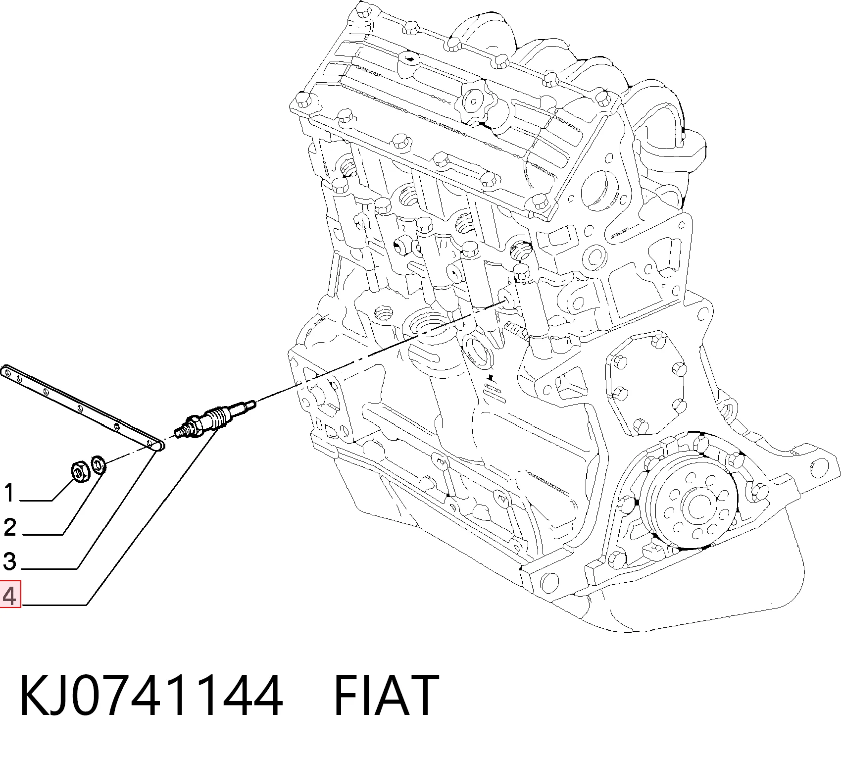 KJ0741144 Fiat/Alfa/Lancia