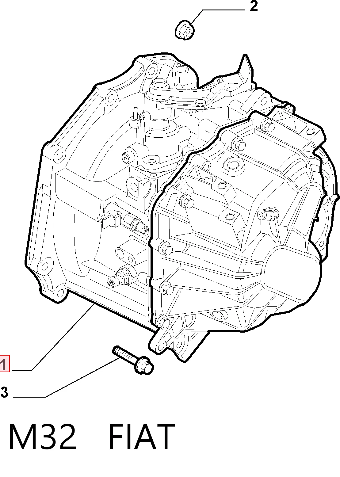 M32 Fiat/Alfa/Lancia Transimisión manual