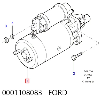 0001108083 Ford Arranque motores