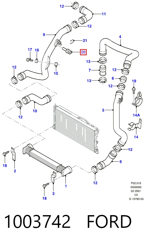 Sensor de temperatura de mezcla de aire Transporter  furgoneta (1990-2003) original desde 14,69 €
