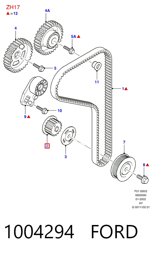 Dámper para Ford Fiesta Mk2 FBD