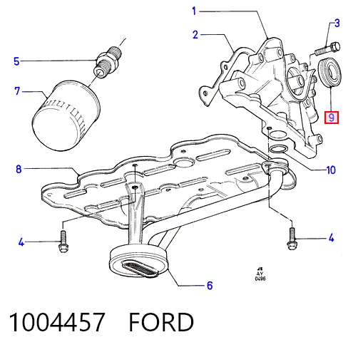 Retén de cigüeñal frontal Ford Ka hatchback (UK, FK) (2016 - 2026) precio, desde 6,88 EUR