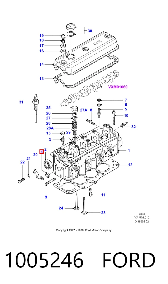 Tapon de bloque del motor Seat Ibiza V