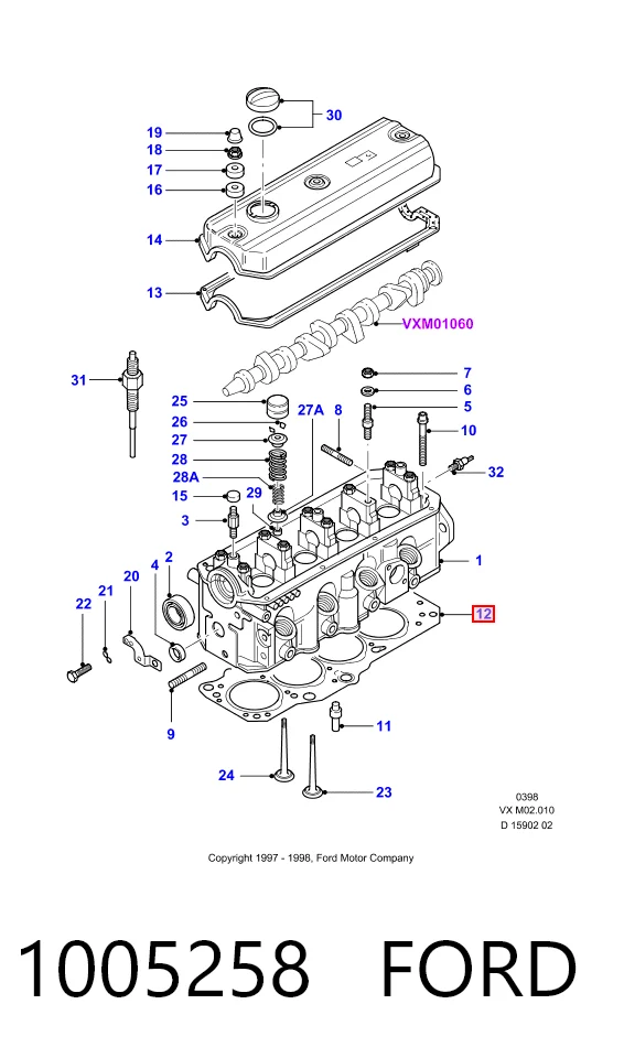 Juntas de culata Ford Galaxy I VX monovolumen (WGR) (1994 - 2000) precio, desde 28,99 EUR