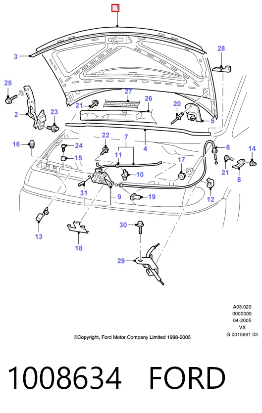 Comprar Capó Ford Galaxy I VY WGR