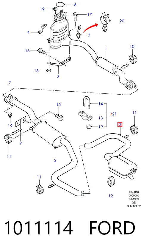 Comprar Silenciador trasero Ford Mondeo II BFP