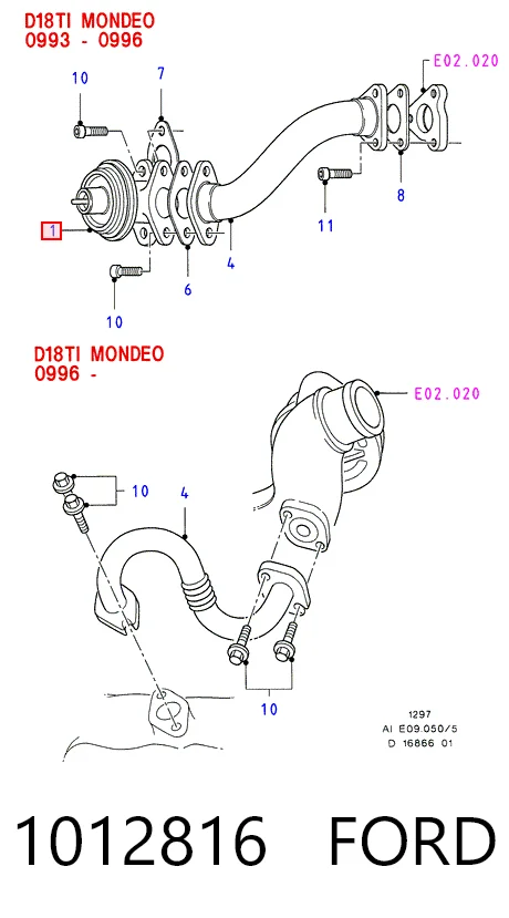 Válvula EGR para Ford Escort V GAL