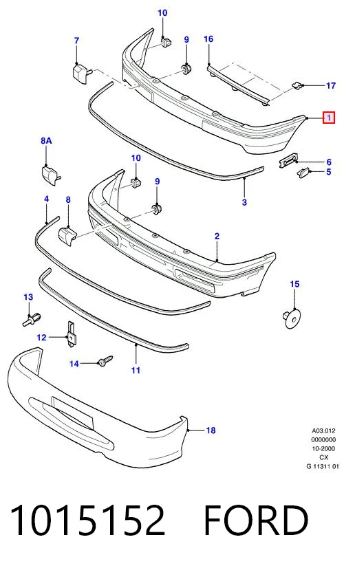 Parachoques Polcar 320907R