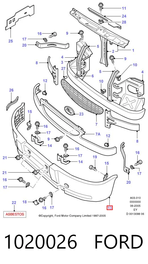 Comprar KH2515902 Starline Defensa delantera