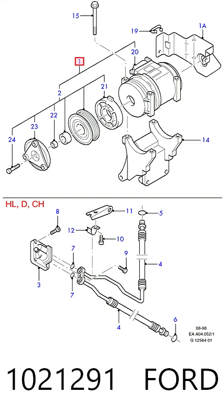 Comprar Compresor de aire acondicionado Ford Escort '91 EXPRESS AVL