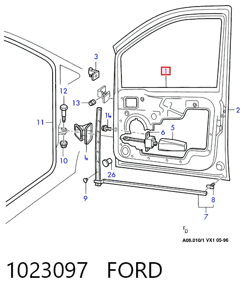 Puerta de coche, delantera, izquierda Ford Galaxy desde 226,51 €