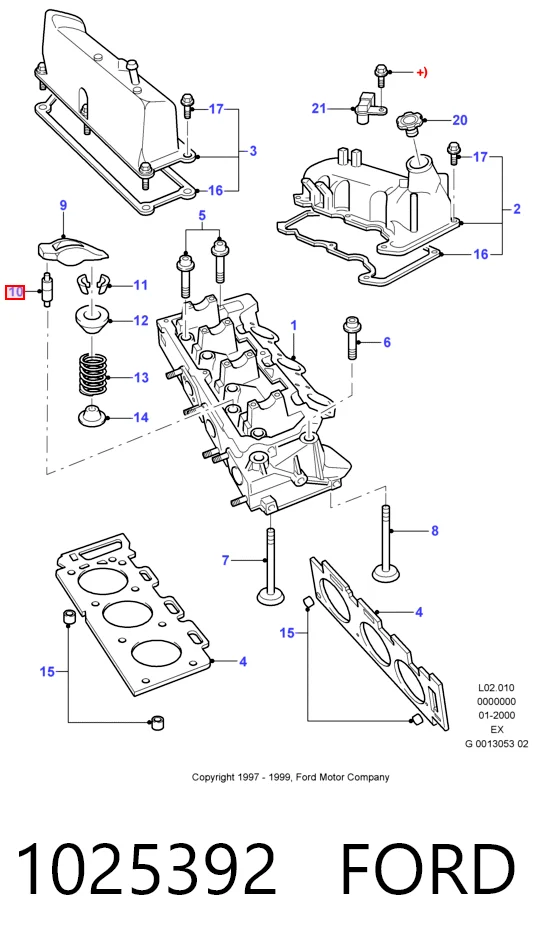 Taqués de motor Ford Ranger  (1999-2003)