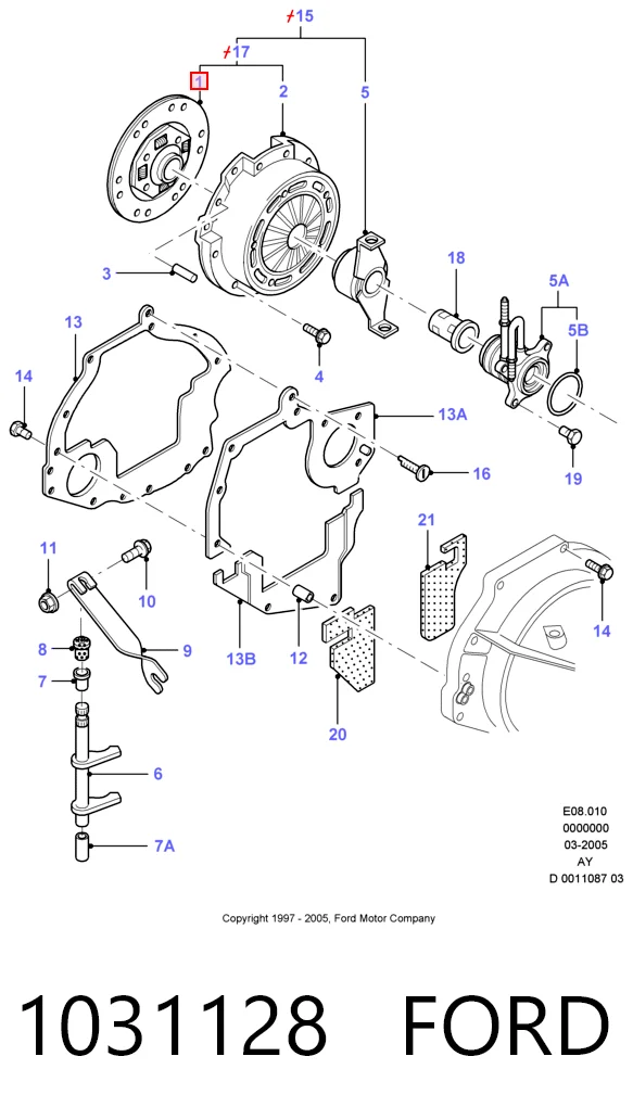 Comprar Kit de embrague Ford Mondeo II BFP a bajo precio