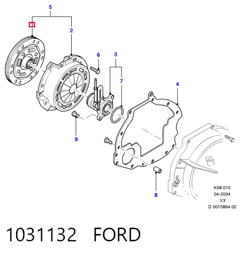 Disco de embrague Ford Galaxy 
