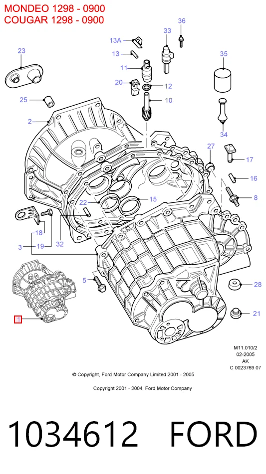 Transimisión manual Ford Escort VI hatchback (GAL) (1992 - 1995) precio, desde 178,60 EUR
