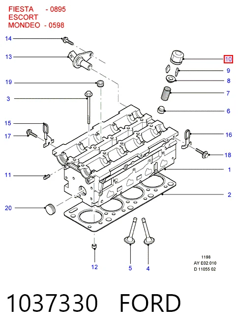  Taqués hidráulicos Ford Escort 5