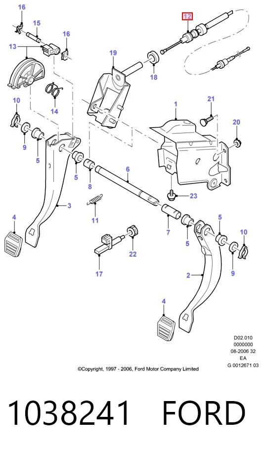 Comprar Cable de embrague Ford Escort  AVL a bajo precio