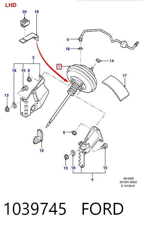 Comprar Servofreno Ford Fiesta COURIER J5S, J3S